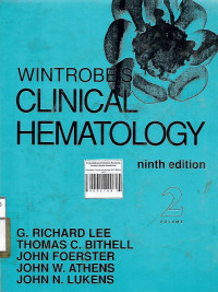 Image of Wintrobes Clinical Hematology Ninth Edition Vol.2