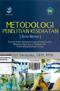 Image of Metodologi Penelitian Kesehatan : Edisi Revisi
