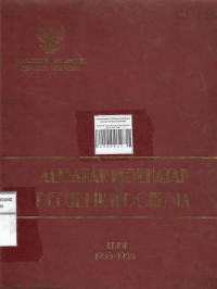 Image of Alamanak Kesehatan Republik Indonesia Edisi 1985-1986
