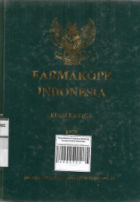 Image of Farmakope Indonesia Edisi 3