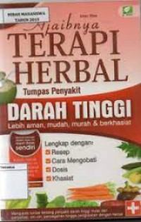 Image of Ajaibnya Terapi Herbal Tumpas Penyakit Darah Tinggi