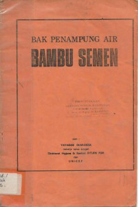 Image of Bak Penampung Air Bambu Semen