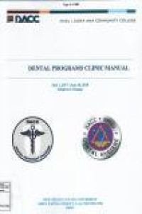 Image of Dental Programs Clinic Manual : Proceeding