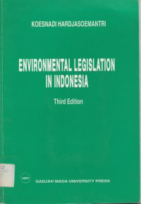 Image of Environmental Legislation in Indonesia