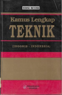 Image of Kamus Lengkap Teknik (Inggris - Indonesia)