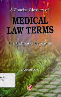 Image of Medical Law Terms