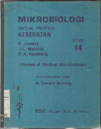 Image of Mikrobiologi Untuk Profesi Kesehatan Edisi 14