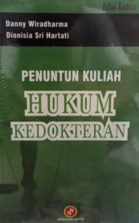 Image of Penuntun kuliah hukum kedokteran
