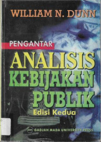 Image of Pengantar Analisis Kebijakan Publik