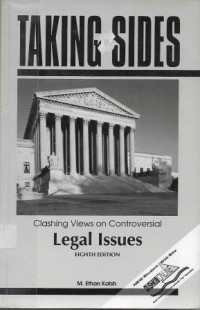 Image of Taking Sides : Clashing Views On Controvesial : Legal Issues