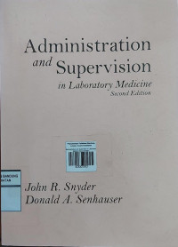 Image of Administration and Supervision in Laboratory Medicine Second Edition