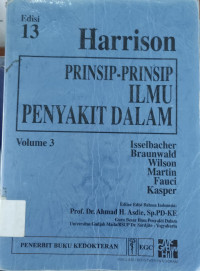 Image of Harison : Prinsip-Prinsip Ilmu Penyakit Dalam Volume.5