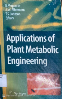 Image of Application Of Plant Metabolic Engineering