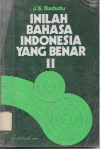 Image of Inilah Bahasa Indonesia Yang Benar II