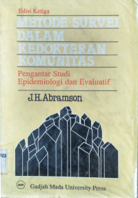 Image of Metode Survei dalam Kedokteran Komunitas