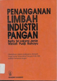 Image of Penanganan Limbah Industri Pangan