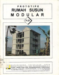 Image of Prototipe Rumah Susun Modular F 21