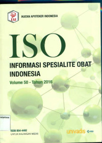 Image of ISO informasi spesialite obat indonesia Volume 50