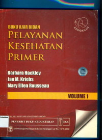 Image of Buku Ajar Bidan Pelayanan Kesehatan Primer Vol 1